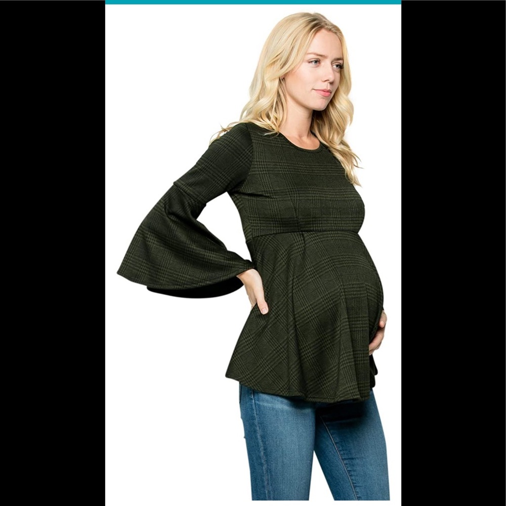 Amazon bestseller Bell Sleeve Maternity Top